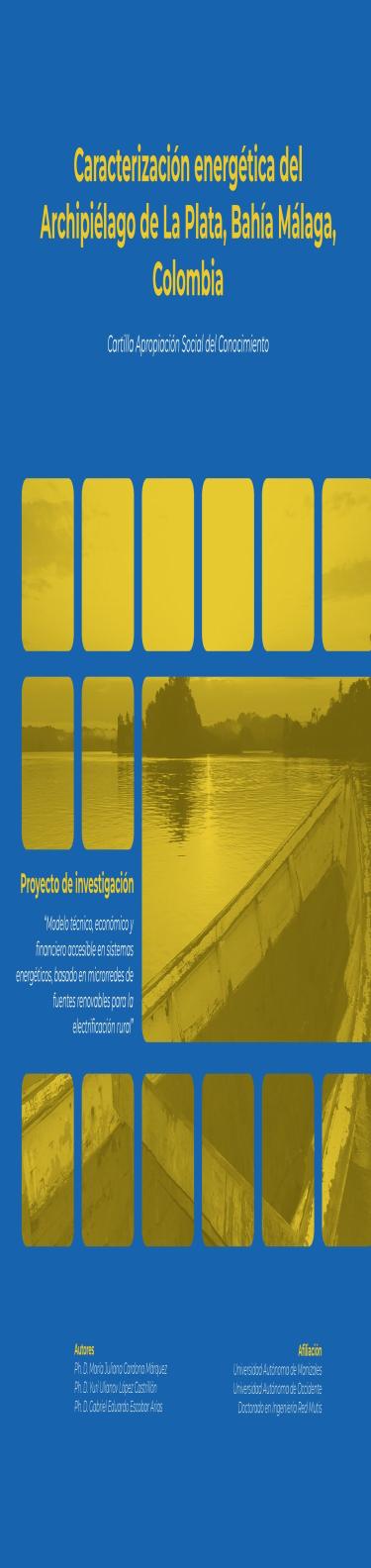 Portada de Caracterización energética del Archipiélago de La Plata, Bahía Málaga, Colombia